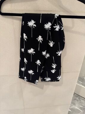 Spiritual Gangster Black & White Palm Print  Leggings